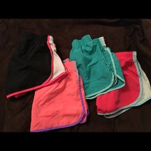 SOLD: Girls size 10-12 running shorts.